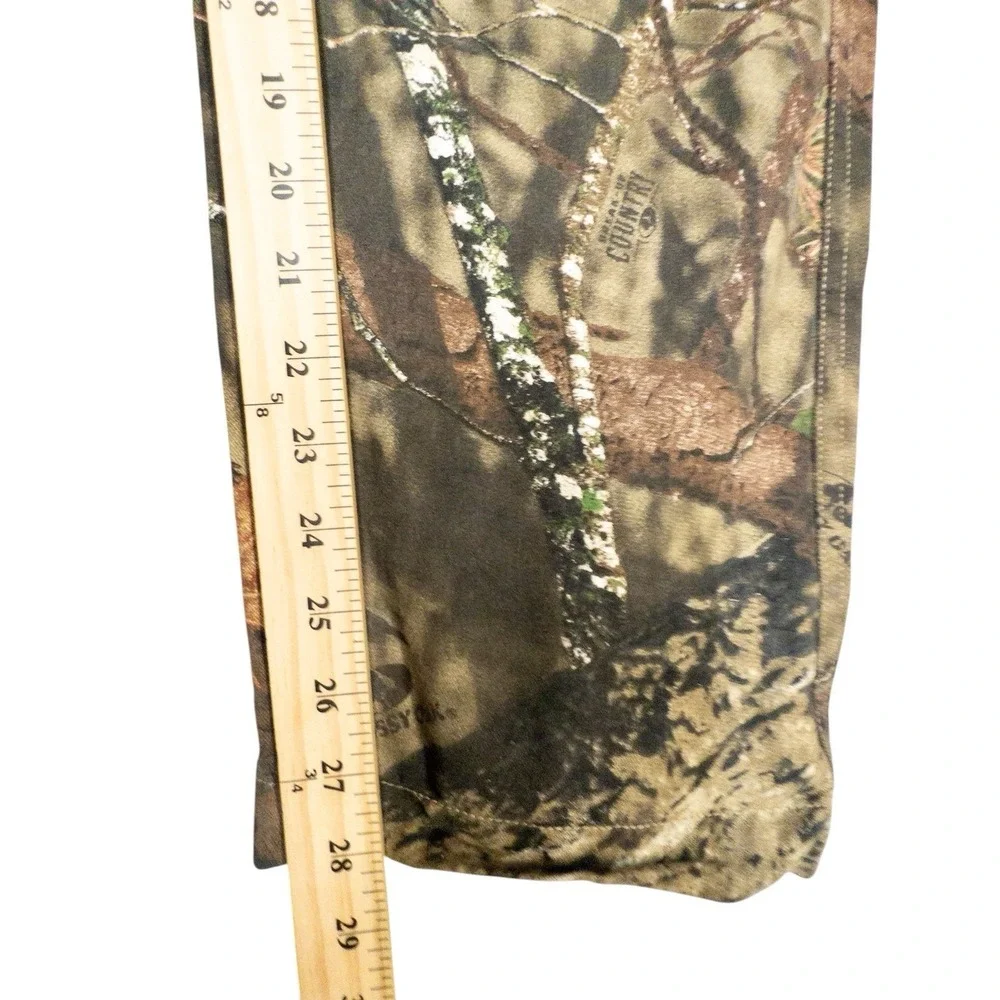 Habit Mossy Oak Camo Cargo Pants Hunting Outdoors Camouflage Youth Large 24x28